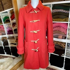 J Crew wooden toggle coat sz S